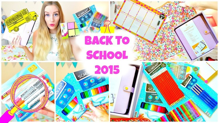 BACK TO SCHOOL: SCHOOL SUPPLIES HAUL + ORGANIZATION TIPS 2016!!