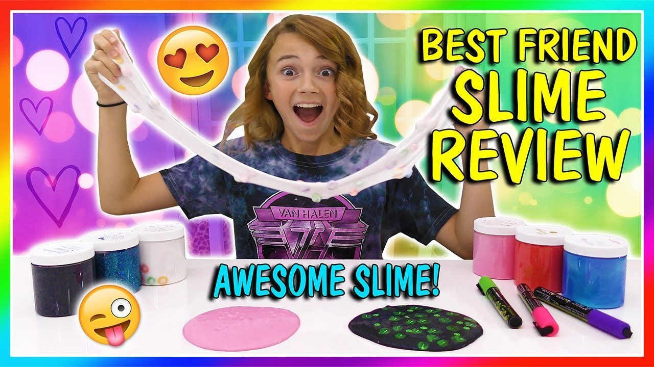 BEST FRIEND SLIME SWAP AND REVIEW, We Are The Davises