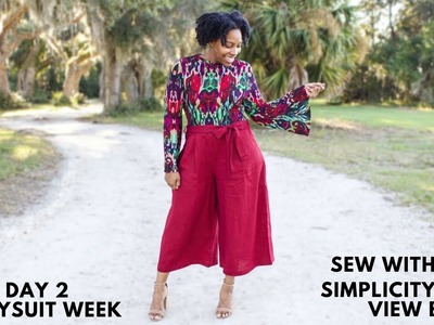 Bodysuit Week: Sew With Me: Simplicity 8513 View B: Easy Sew
