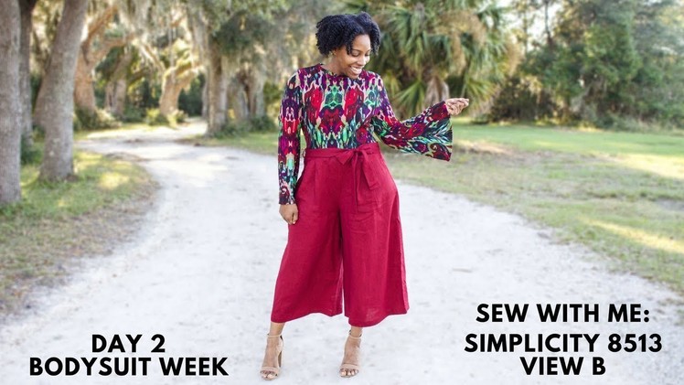 Bodysuit Week: Sew With Me: Simplicity 8513 View B: Easy Sew