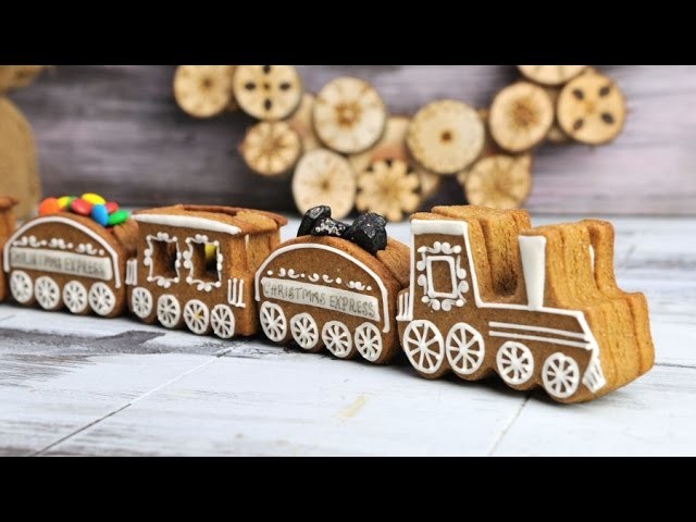CHRISTMAS 3D COOKIE TRAIN, HANIELA'S