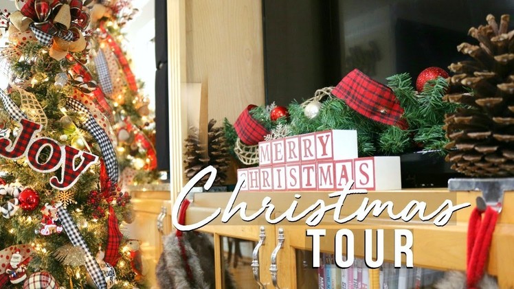 CHRISTMAS HOUSE TOUR 2017 | CHRISTMAS FARMHOUSE DECOR ON A BUDGET!! | Page Danielle