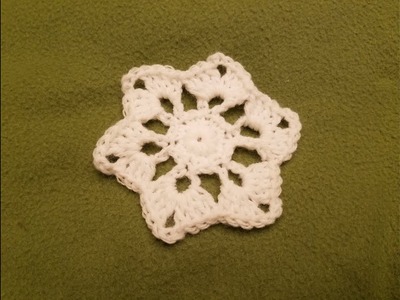 Crocheted Snowflake Tutorial #2!