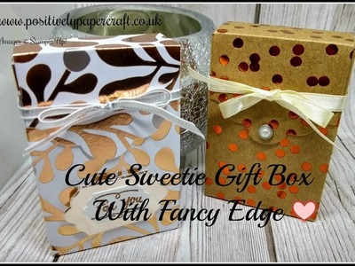 Cute Sweetie Gift Box With Fancy Edge