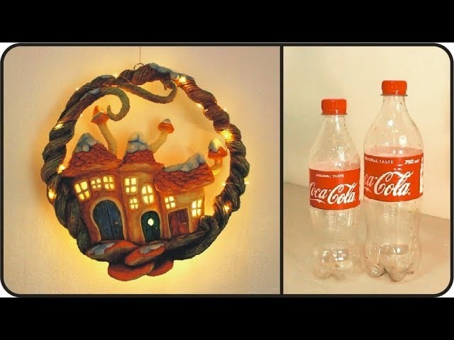 ❣DIY Christmas Wreath Recycling Plastic Bottles❣