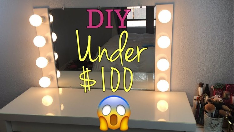 DIY Makeup Vanity Under $100