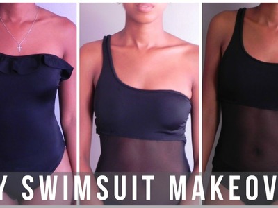 DIY Mesh Swimsuit | Swimsuit Makeover | Summer16 | Kelsley Nicole
