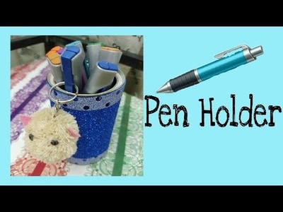Diy Pen Holder. How to make pen,pencils organizer.