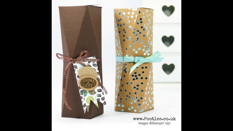 Double Faceted Easy Box Tutorial using Stampin' Up! Supplies