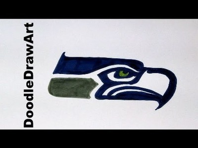 Drawing: How To Draw the Seattle Seahawks Logo