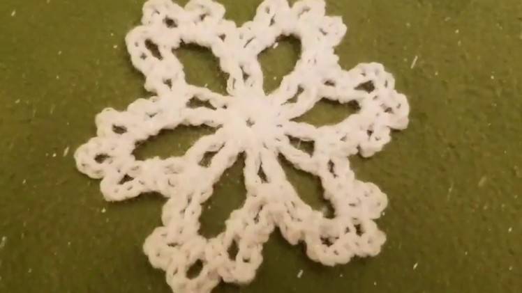 Easy Snowflake Crochet Tutorial!