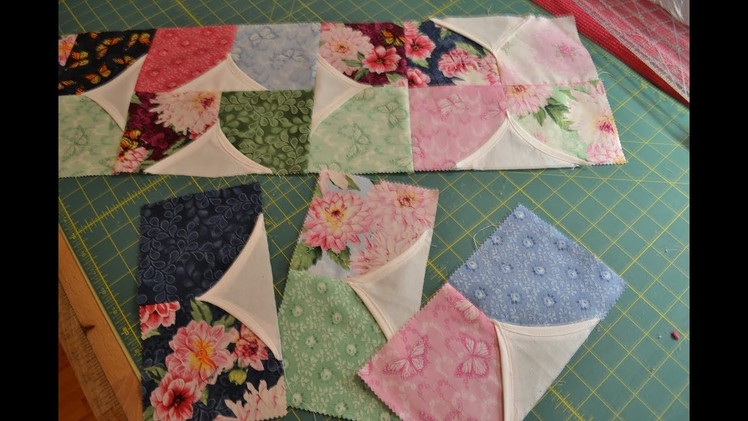 EPISODE 55 - Awesome ONE Seam 5 minute quilt block explained.measurements included