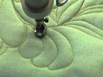 Free motion quilting on a prodigy longarm camera test