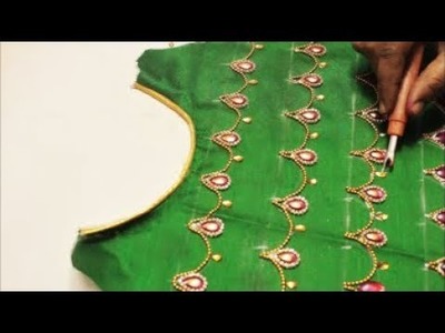 Hand Made Designer Blouse Very Simple & Easy To Make  Perfect For Parties (DIY)