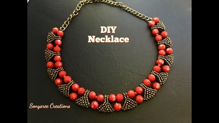 How to Designer Statement Beaded Necklace ????????????????