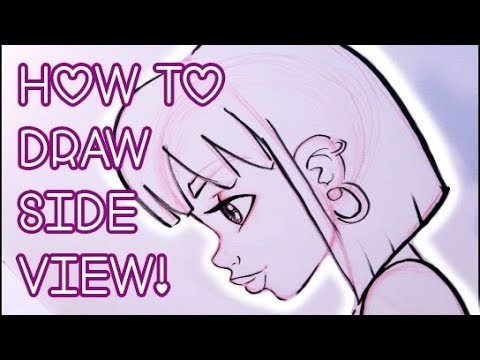 ♡ How to Draw a Face -Side View! ♡