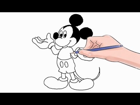 How To Draw Mickey Mouse Easy Step By Step