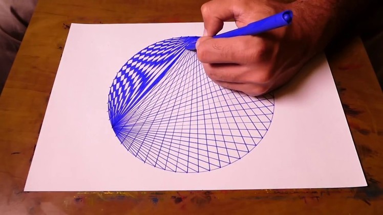How To Draw Spirograph Pattern Art In Circle | Geometric Tutorial