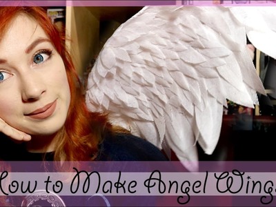 How to Make Angel Wings (feathered wings)