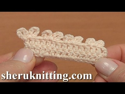 How to Make Picot Stitch Tutorial 42 Part 2 of 26 Crochet Basics