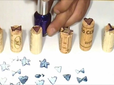 How to make wine corks stamps