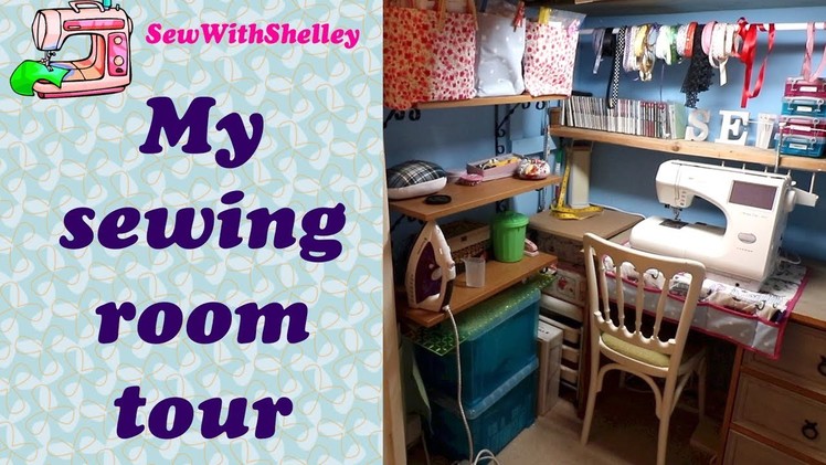 How to organise a sewing room. Sewing room tour