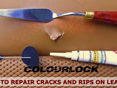 How to repair cracks and rips on car leather - Fluid Leather
