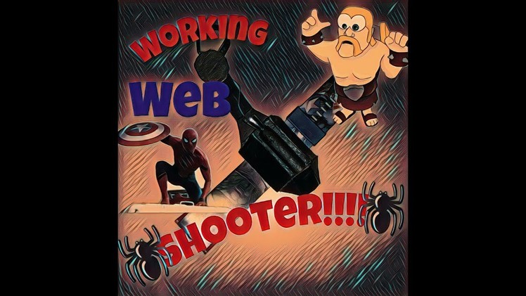 How to spider man ????web shooter that shoots||By Master Mind