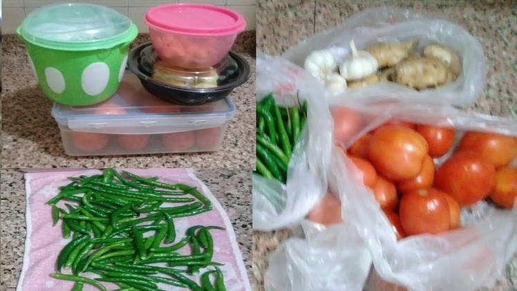 How to store vegetables in fridge. Kitchen tips