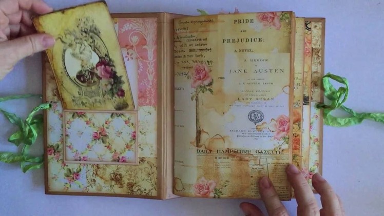 Jane Austen themed journal for a swap