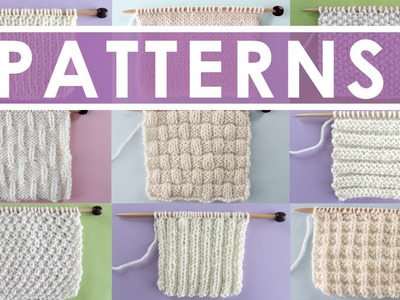 KNIT STITCH PATTERNS FOR BEGINNERS ► Day 12 Absolute Beginner Knitting Series