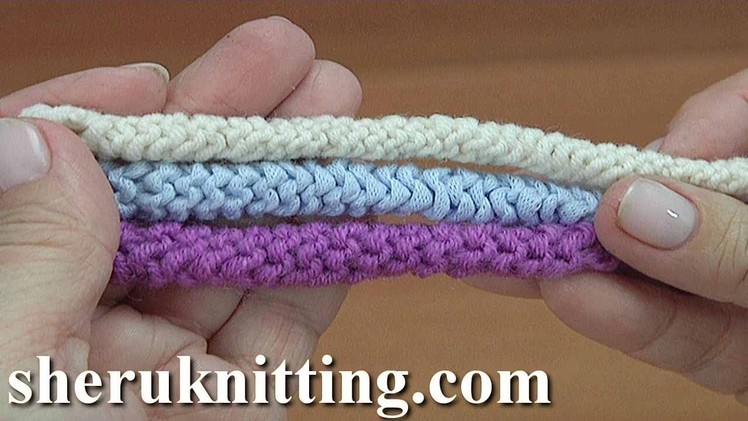 Knitted I-Cord Pattern Tutorial 160