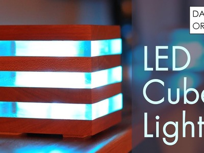 LED Acrylic & Wood Cube Lights