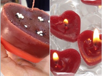 Make a heart shape candle at home just in 5 mins.