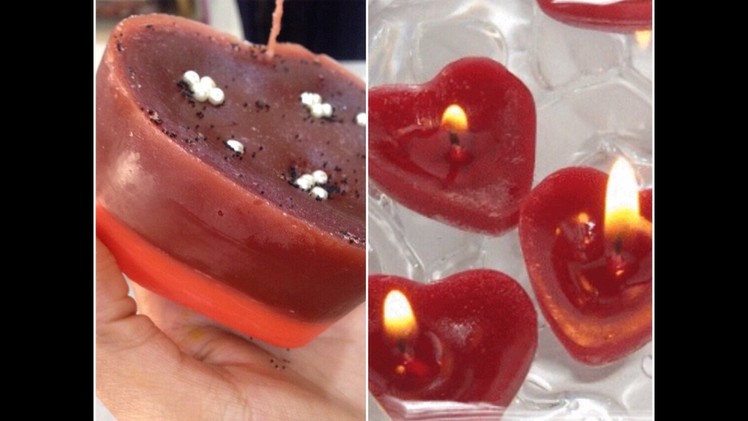 Make a heart shape candle at home just in 5 mins.