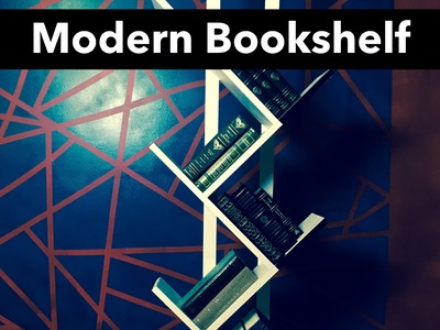 Make a Modern Bookshelf Black and White
