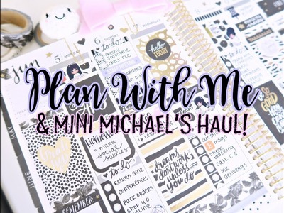 Mini Haul (New Michaels' Sticker Books!) & Plan With Me