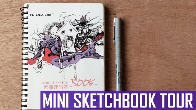 Mini Sketchbook Tour (Sketching People & Buildings)