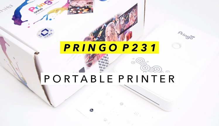 My Portable Photo Printer ❀ Pringo P231 ( + vs. Instax Mini 8 ! )