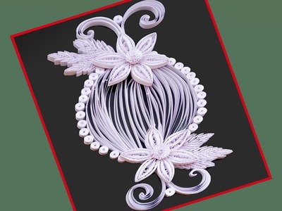 Paper Quilling | How to make Beautiful Flower Design birthday Greeting cards  |Paper Quilling Art