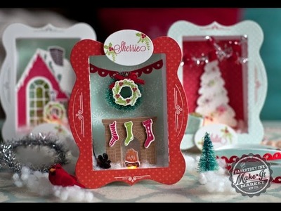 Papertrey Ink Make It Market All Through the House Kit: Lighted Shadow Box Ornaments