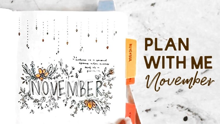 PLAN WITH ME: November Bullet Journal Setup