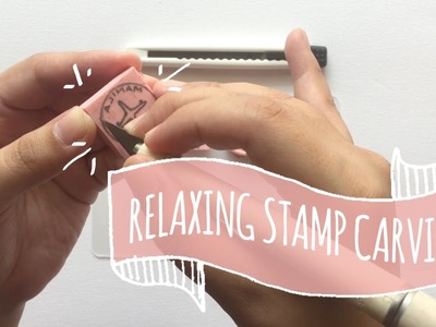 Relaxing Travel Stamp Carving