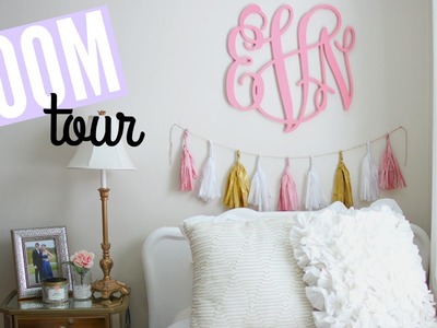 ROOM TOUR! Pink and Gold Theme