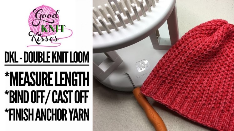 Rotating Double Knit Loom Measuring and Bind Off Tips