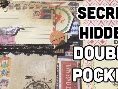 Secret Double Pocket for Junk Journals  | I'm A Cool Mom