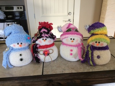 Sher & Megan's adorable Sock Snowman Tutorial!!