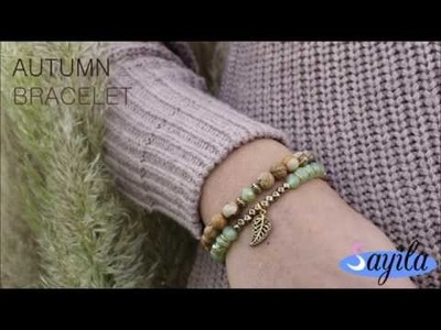 Sieraden maken - Autumn Bracelet (DIY tutorial by Sayila)