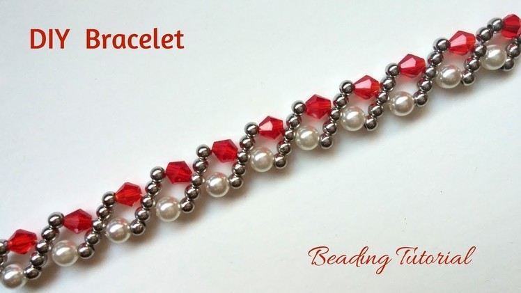 Simple and quick tutorial for a beautiful classic bracelet. Perfect for Christmas present