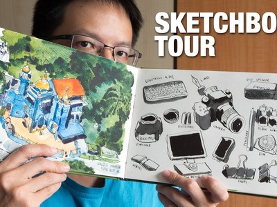 Sketchbook Tour (Oct 2016 - Oct 2017)